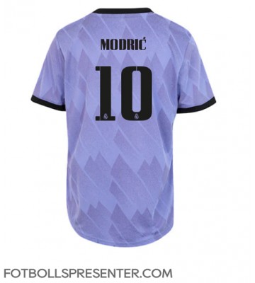 Real Madrid Luka Modric #10 Borta Matchtröja Dam 2022-23 Kortärmad